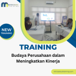 TRAINING BUDAYA PERUSAHAAN DALAM MENINGKATKAN KINERJA