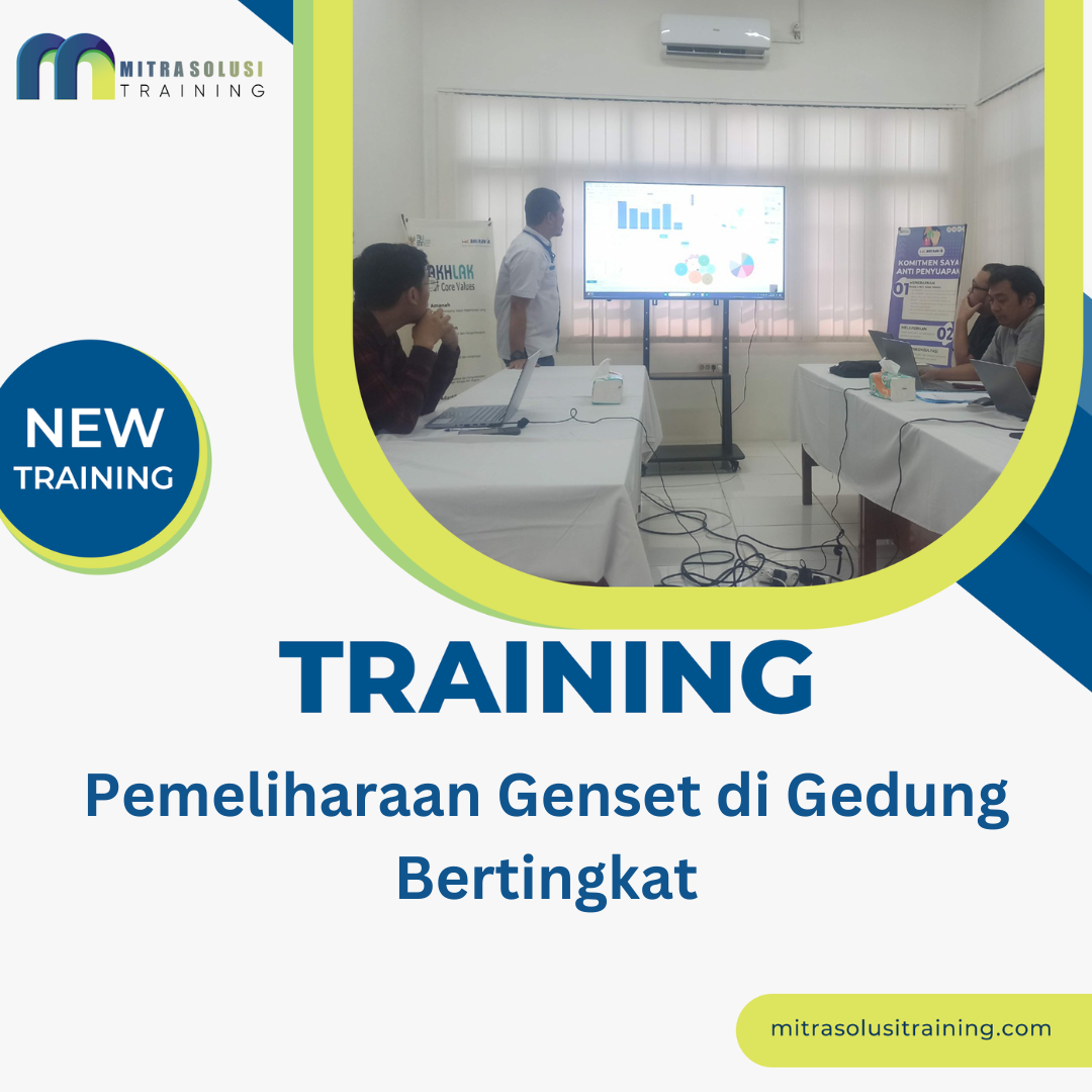 TRAINING PEMELIHARAAN GENSET DI GEDUNG BERTINGKAT