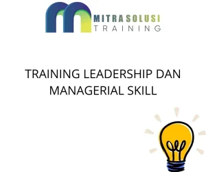 TRAINING LEADERSHIP DAN MANAGERIAL SKILL NEW