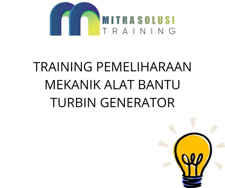 training Perawatan Mekanik Turbin Pembangkit Listrik