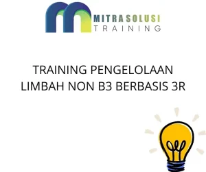 training Teknik Reduce Reuse Recycle Limbah