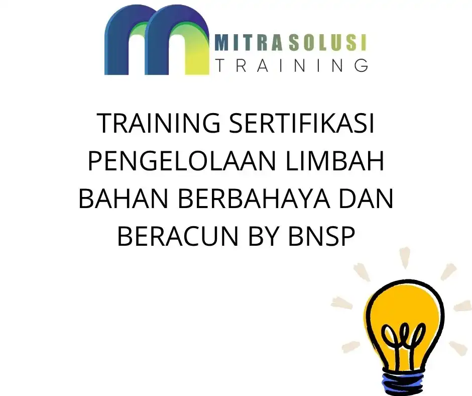 training Manajemen Limbah B3 Industri