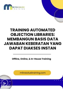 pelatihan AUTOMATED OBJECTION LIBRARIES: MEMBANGUN BASIS DATA JAWABAN KEBERATAN YANG DAPAT DIAKSES INSTAN di bali