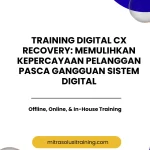 pelatihan DIGITAL CX RECOVERY: MEMULIHKAN KEPERCAYAAN PELANGGAN PASCA GANGGUAN SISTEM DIGITAL di bali