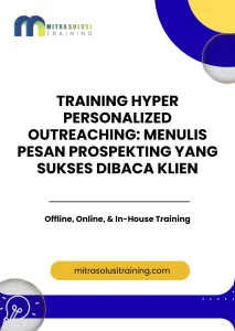 pelatihan HYPER PERSONALIZED OUTREACHING: MENULIS PESAN PROSPEKTING YANG SUKSES DIBACA KLIEN di bali