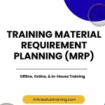 pelatihan MATERIAL REQUIREMENT PLANNING (MRP) di bali