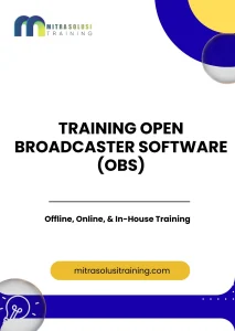 pelatihan OPEN BROADCASTER SOFTWARE (OBS) di bali