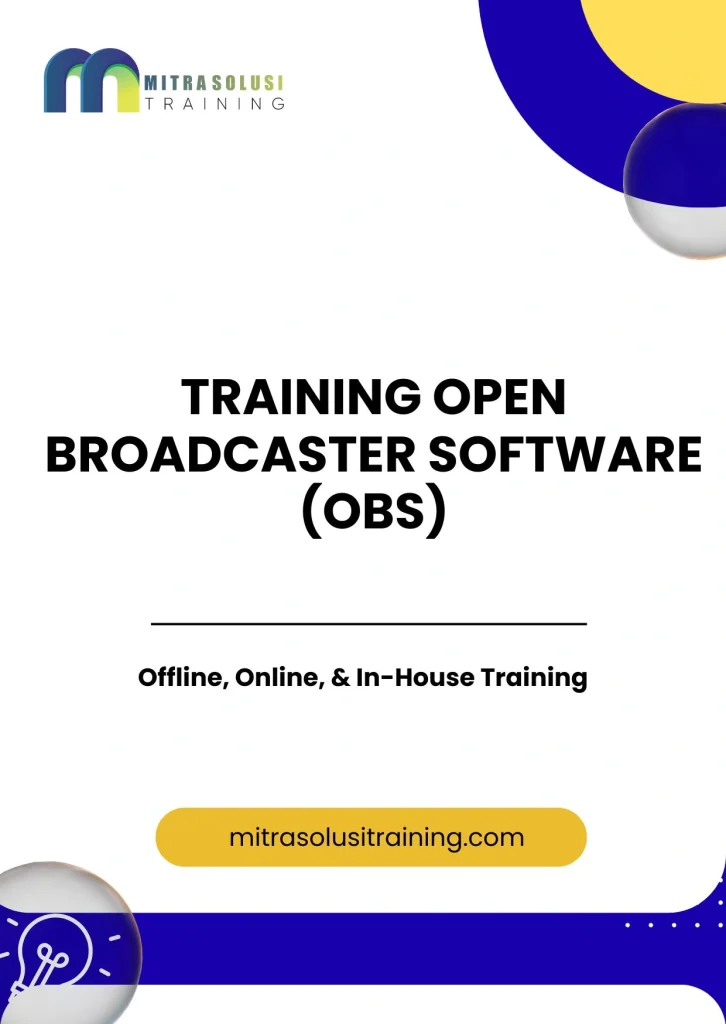 pelatihan OPEN BROADCASTER SOFTWARE (OBS) di bali