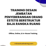 pelatihan DESAIN JEMBATAN PENYEBERANGAN ORANG ESTETIS BERSTRUKTUR BAJA RANGKA RUANG di bali