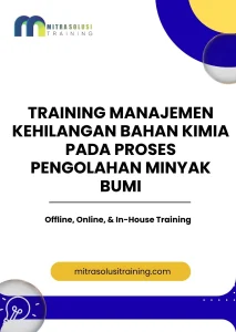 pelatihan MANAJEMEN KEHILANGAN BAHAN KIMIA PADA PROSES PENGOLAHAN MINYAK BUMI di bali