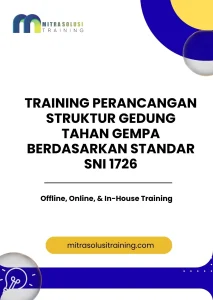 pelatihan PERANCANGAN STRUKTUR GEDUNG TAHAN GEMPA BERDASARKAN STANDAR SNI 1726 di bali