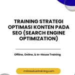 pelatihan STRATEGI OPTIMASI KONTEN PADA SEO (SEARCH ENGINE OPTIMIZATION) di bali