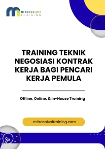 pelatihan TEKNIK NEGOSIASI KONTRAK KERJA BAGI PENCARI KERJA PEMULA di bali